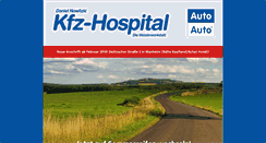 Desktop Screenshot of kfz-hospital.com