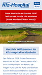 Mobile Screenshot of kfz-hospital.com